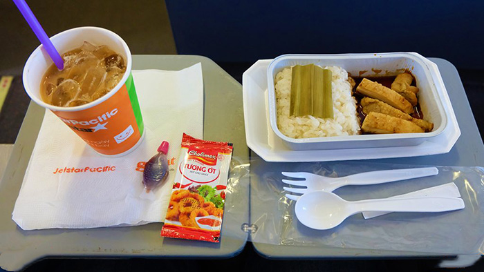 Bữa ăn của các hãng hàng không nội địa: Jetstar Pacific