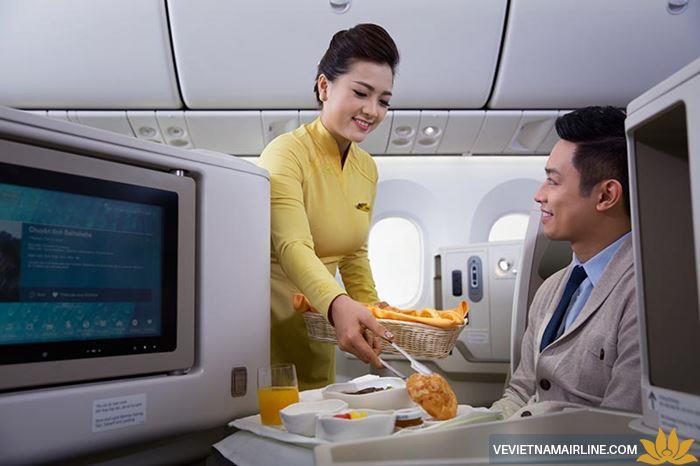 Bữa ăn của các hãng hàng không nội địa: Vietnam Airlines
