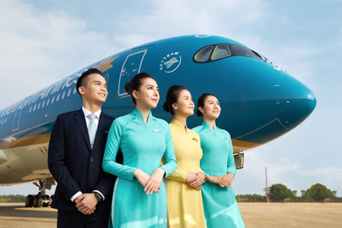 đăt vé máy bay online: Vietnam Airline là hãng hàng không quốc gia với mạng lưới bay rộng phủ sóng khắp mọi nơi.