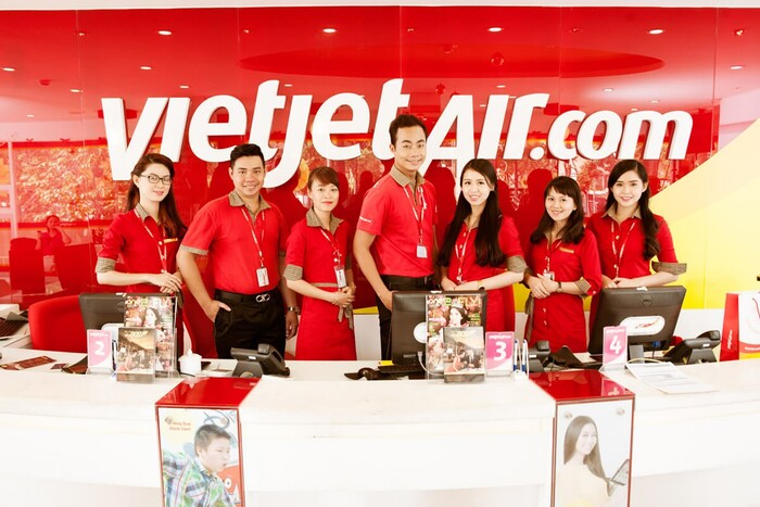 Đổi tên vé máy bay Vietjet Air tại quầy chăm sóc khách hàng