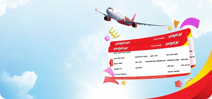 Phí đổi tên vé máy bay Vietjet Air là 450.000 VND