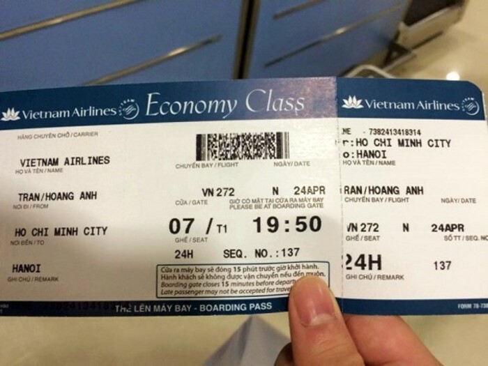 quy định hoàn hạng vé phổ thông tiết kiệm của Vietnam Airlines