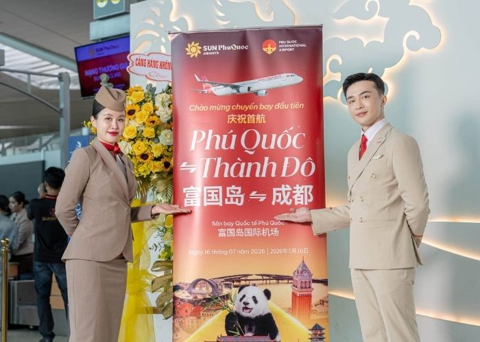 Đường bay quốc tế của Sun PhuQuoc Airways