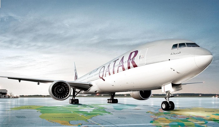 Máy bay của hãng hàng không Qatar Airways