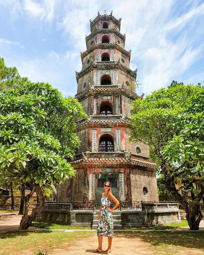 Chùa Thiên Mụ- một ngôi chùa nổi tiếng ở Huế