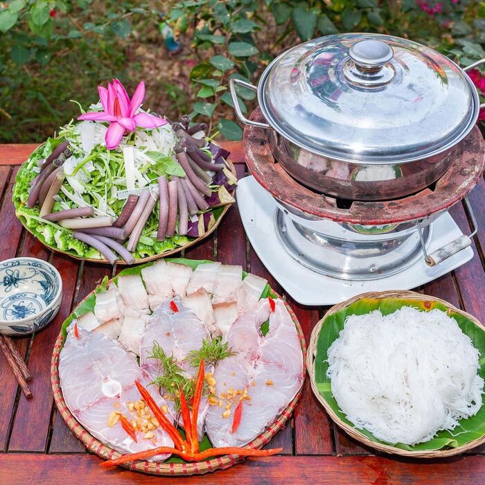 ăn gì ở sân chim vàm hồ