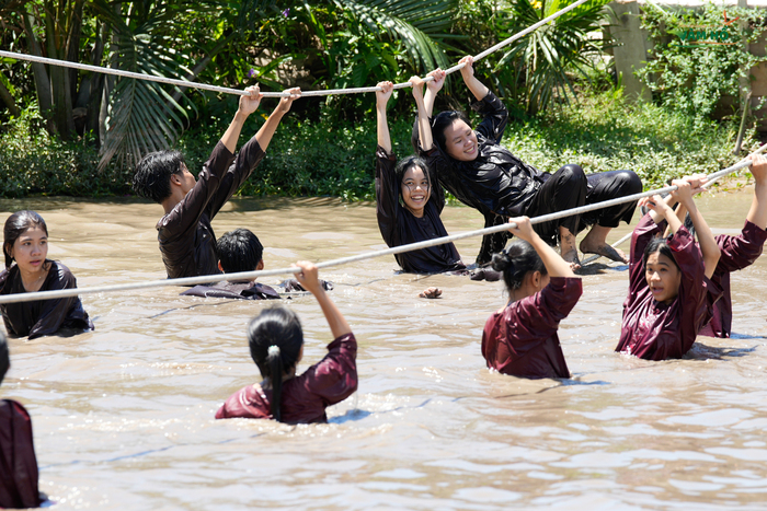 Các trò chơi dân gian tổ chức tại sân chim vàm hồ