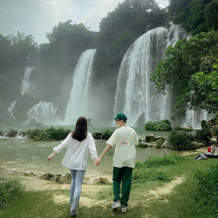 Các thác nước ở Cao Bằng