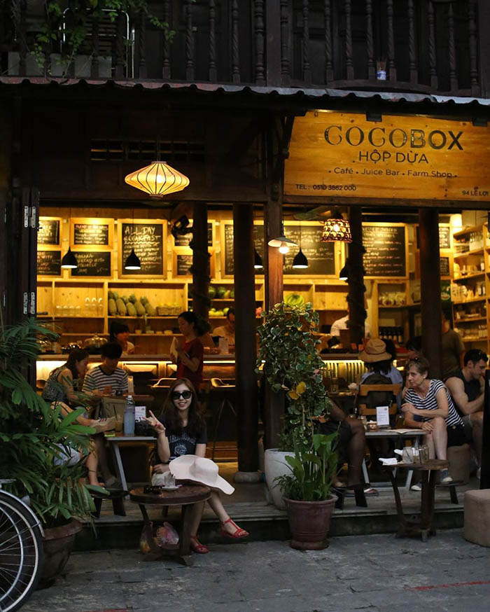 Cocobox review quán cafe ở Hội An độc lạ