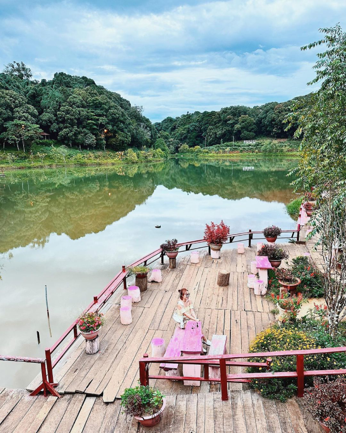 Cảnh đẹp thiên nhiên nơi Hồ Đăk Ke