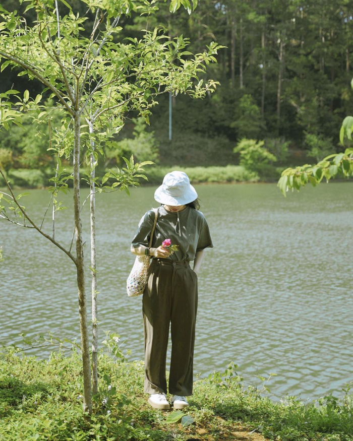 Cảnh quan Hồ Đăk Ke 