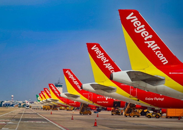 VietJet Air hãng hàng không giá rẻ phù hợp săn vé máy bay đi Phú Quốc giá rẻ