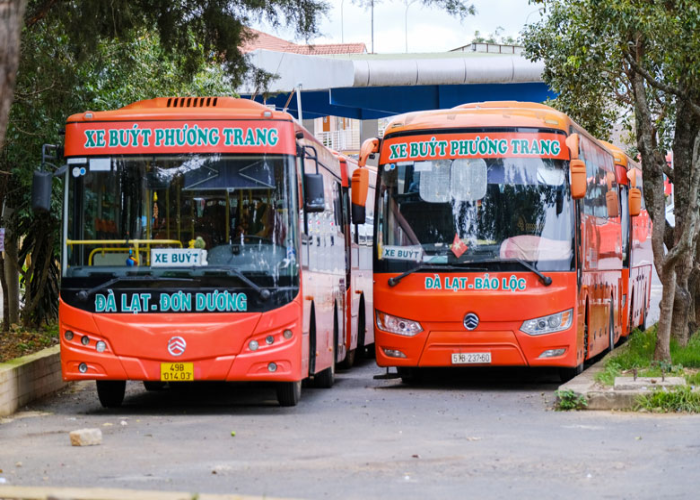 Di chuyển từ sân bay Liên Khương về trung tâm thành phố Bảo Lộc bằng xe buýt