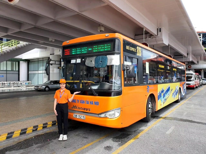 Di chuyển từ sân bay Nội Bài về Nhà Hát Lớn bằng xe buýt