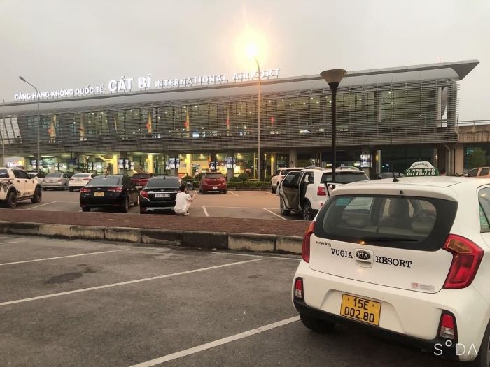 Gửi xe để thuận tiện cho việc đón người thân ở sân bay Cát Bi - Hải Phòng