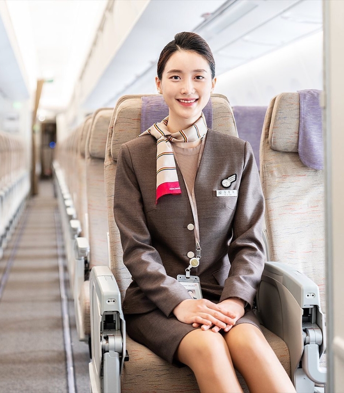 Asiana Airlines hãng hàng không của Hàn Quốc có đội ngũ nhân viên thân thiện