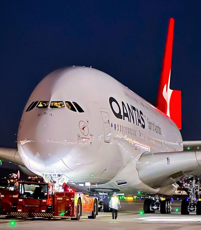 Hãng hàng không của Úc - Qantas Airways là hãng hàng không quốc gia của Úc