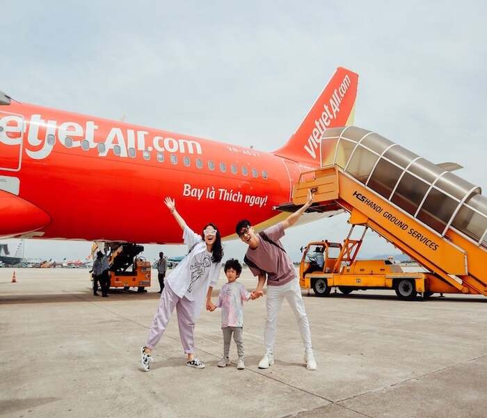 Vietjet Air khai thác vé máy bay đến Hải Phòng từ Đà Nẵng hạng phổ thông tần suất 1 chuyến/ngày.