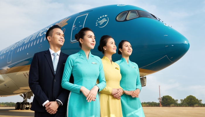 Hãng hàng không quốc gia Vietnam Airlines đang khai thác vé máy bay đi Tuy Hòa từ Hà Nội hạng thương gia 