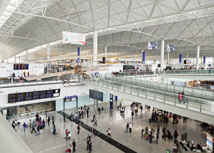 Kinh nghiệm quá cảnh tại sân bay Trung Quốc - Sân bay Hong Kong khá rộng bạn nên chú ý khi quá cảnh