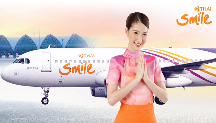 Thai Smlie khai thác vé máy bay đến Bangkok từ Hà Nội hạng thương gia
