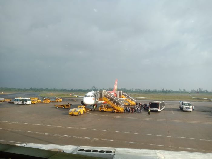 Nhiều hãng máy bay hoạt động tại sân bay Phú Bài