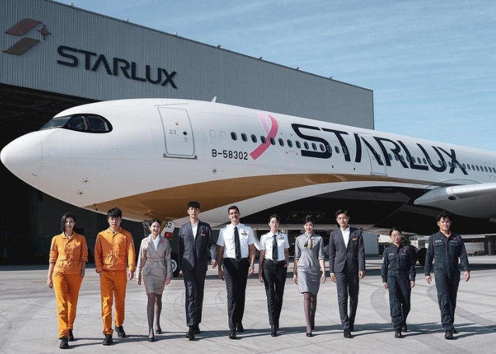 Hãng hàng không của Đài Loan - StarLux Airlines là một hãng hàng không quốc tế của Đài Loan