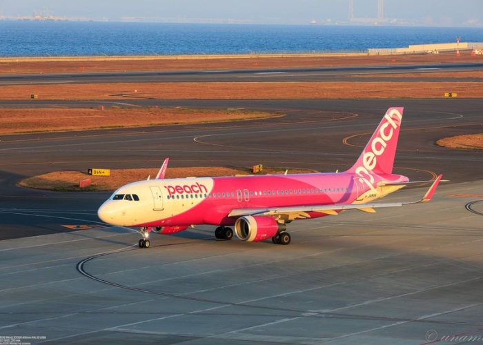 Hãng hàng không của Nhật Bản - Peach  hãng hàng không giá rẻ của Nhật Bản