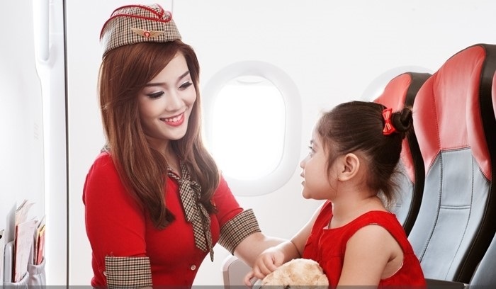 Hành khách là trẻ em đặt vé máy bay đến Cần Thơ từ Hải Phòng hạng phổ thông được hỗ trợ đặc biệt từ Vietjet Air 