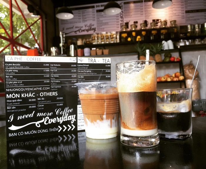 Thưởng thức ly cà phê đậm vị, thơm ngon tại quán cà phê gần sân bay Cát Bi Vip Coffee