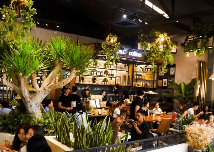 The Circle Coffee Roasters được nhiều thực khách yêu thích về hương vị cà phê