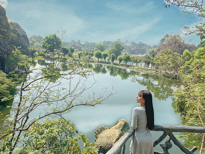 Khu du lịch Bửu Long hấp dẫn du khách với quang cảnh thanh bình - Ảnh: MIA.vn