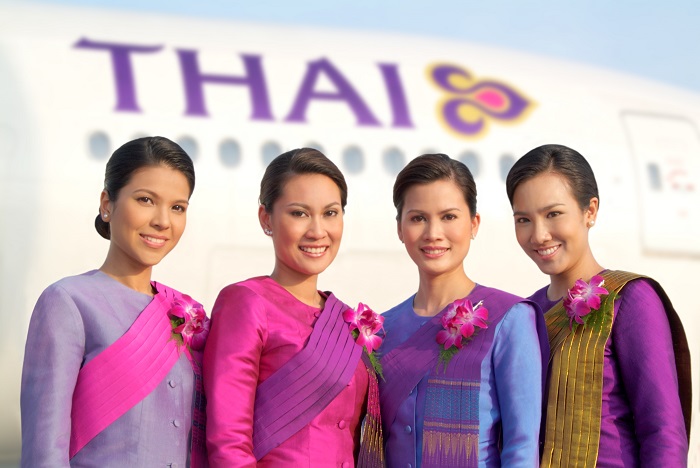 Hãng hàng không Thai Airways với mạng lưới chuyến bay dày đặc, chuyên nghiệp và chất lượng - Ảnh: Internet
