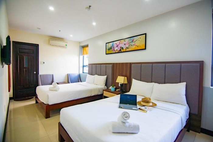 Tất cả các phòng của Quoc Cuong Center Hotel đầy đủ tiện nghi - Ảnh: Internet