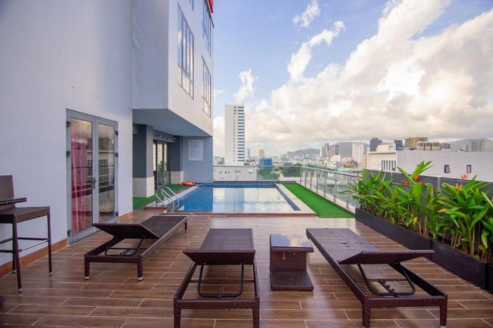 Quoc Cuong Center Hotel là khách sạn gần sân bay Đà Nẵng đa dạng hạng phòng phục vụ quý khách - Ảnh: Internet