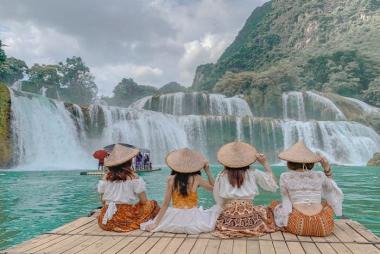 Tour Du Lịch Miền Bắc 5N4Đ: Từ Hà Nội - Hà Giang - Lũng Cú - Sông Nho Quế - Thác Bản Giốc - Động Ngườm Ngao - Pác Bó - Hồ Ba Bể, Xe Ôtô