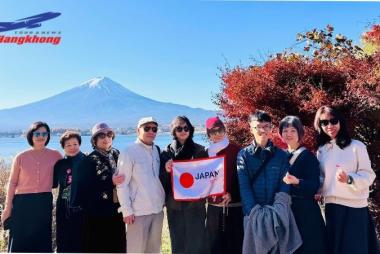 Tour Nhật Bản 6N5Đ: HCM - Shirakawago - Takayama - Yamanashi - Fuji - Tokyo, Vietnam Airlines (Tháng 10-11-12)