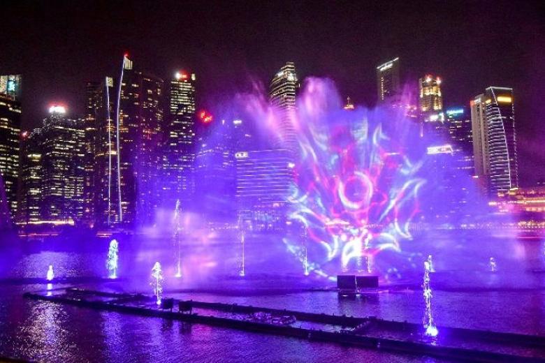 Spectra show – Marina Bay Sand